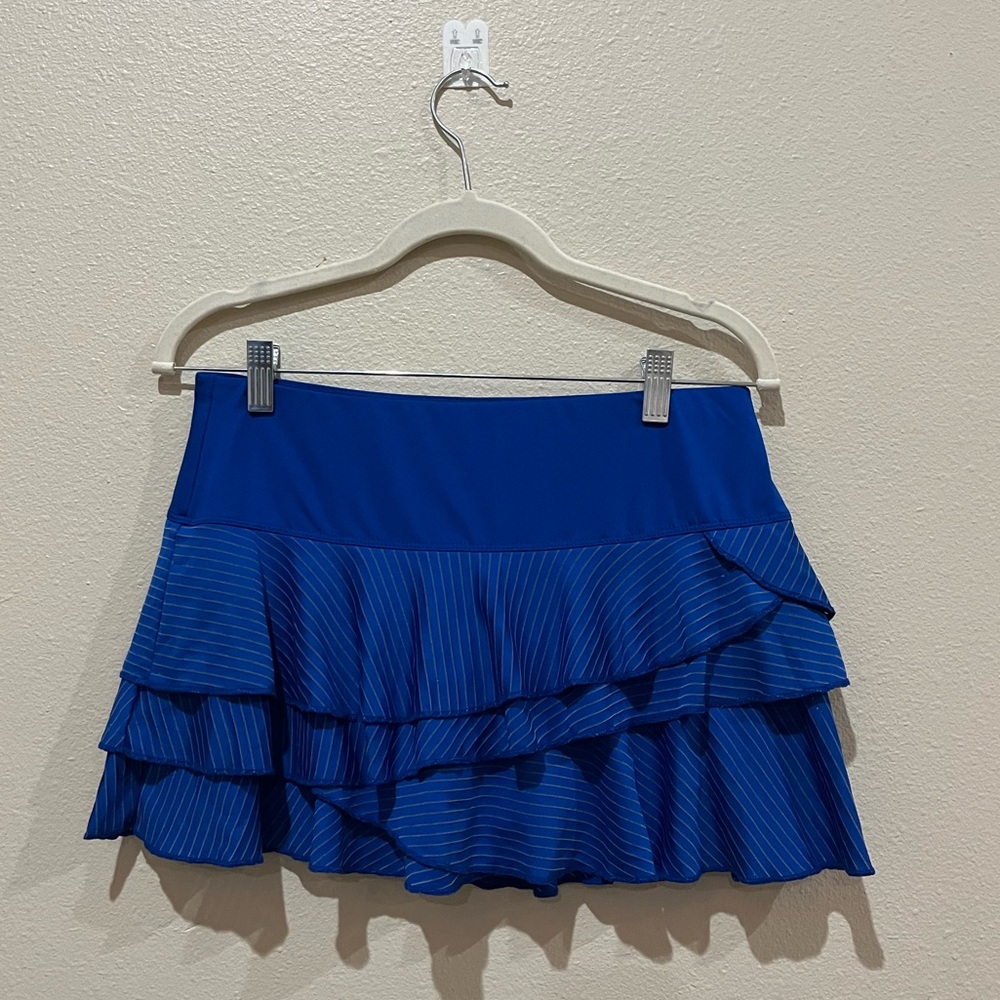 Lucky in Love Blue Tier Skort Size M